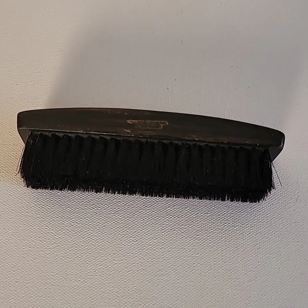 Vintage Black Men's Grooming Bristle Brush